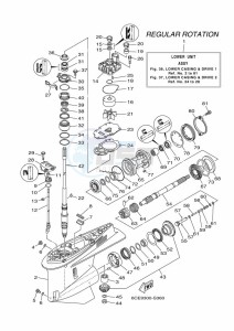 F300BETU drawing PROPELLER-HOUSING-AND-TRANSMISSION-1