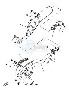 TT A 350 drawing EXHAUST