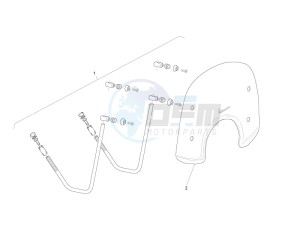 LX 50 4T-4V Touring drawing Front Windshield - Glass