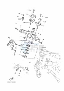 MT-09 MTN850-A (BS2V) drawing STEERING