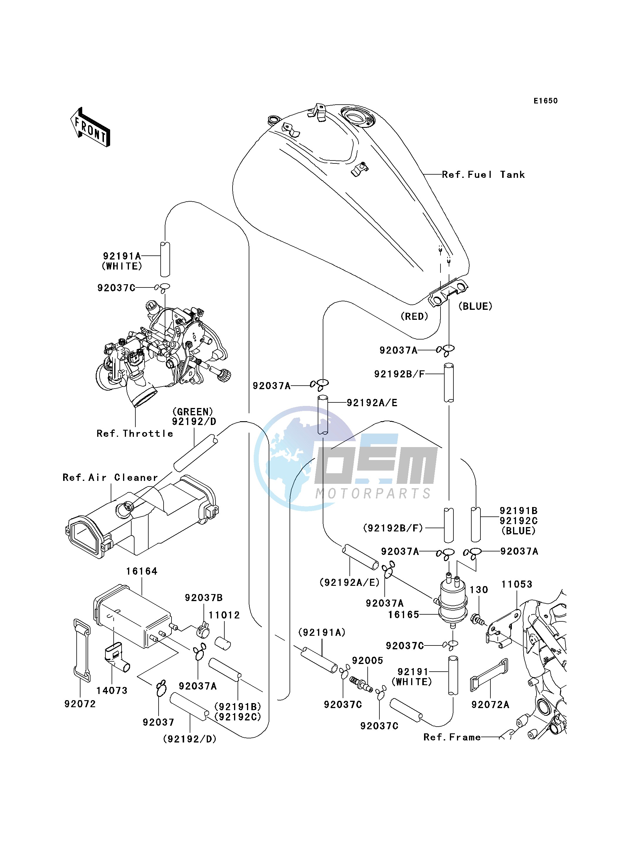 FUEL EVAPORATIVE SYSTEM -- CA- -