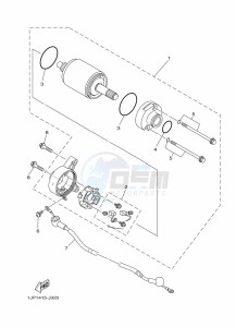 YBR125EGS (43BK) drawing STARTING MOTOR