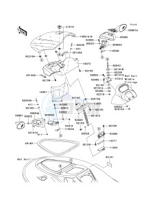 JT 1500 A [STX-15F] (A1-A2) [STX-15F] drawing HULL FRONT FITTINGS