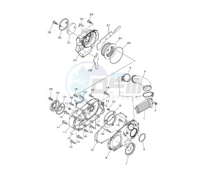 XP T-MAX ABS 530 drawing CRANKCASE COVER 2