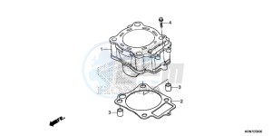 CRF250RE CRF250R Europe Direct - (ED) drawing CYLINDER