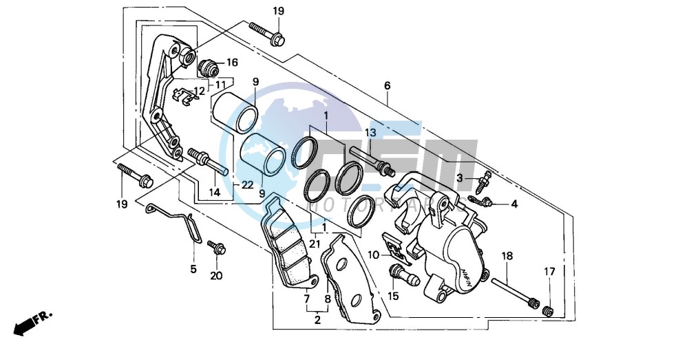 FRONT BRAKE CALIPER