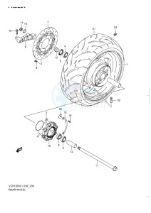 VZR 1800 Z drawing REAR WHEEL