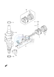 DF 50A drawing Crankshaft