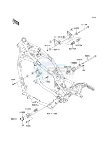 VN 1500 B [VULCAN 88 SE] (B1-B3) N8F drawing ENGINE MOUNT