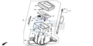 SH50 SCOOPY drawing SPEEDOMETER