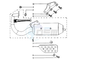 SV GEO - 50 cc drawing EXHAUST