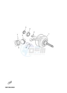 YPR125R XMAX 125 EVOLIS 125 (2DM3) drawing CRANKSHAFT & PISTON