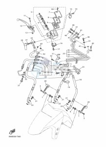 FJR1300D-AE FJR1300AE (B96L) drawing FRONT MASTER CYLINDER