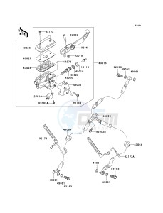 VN 1700 A [VULCAN 1700 VOYAGER] (9FA) A9F drawing FRONT MASTER CYLINDER