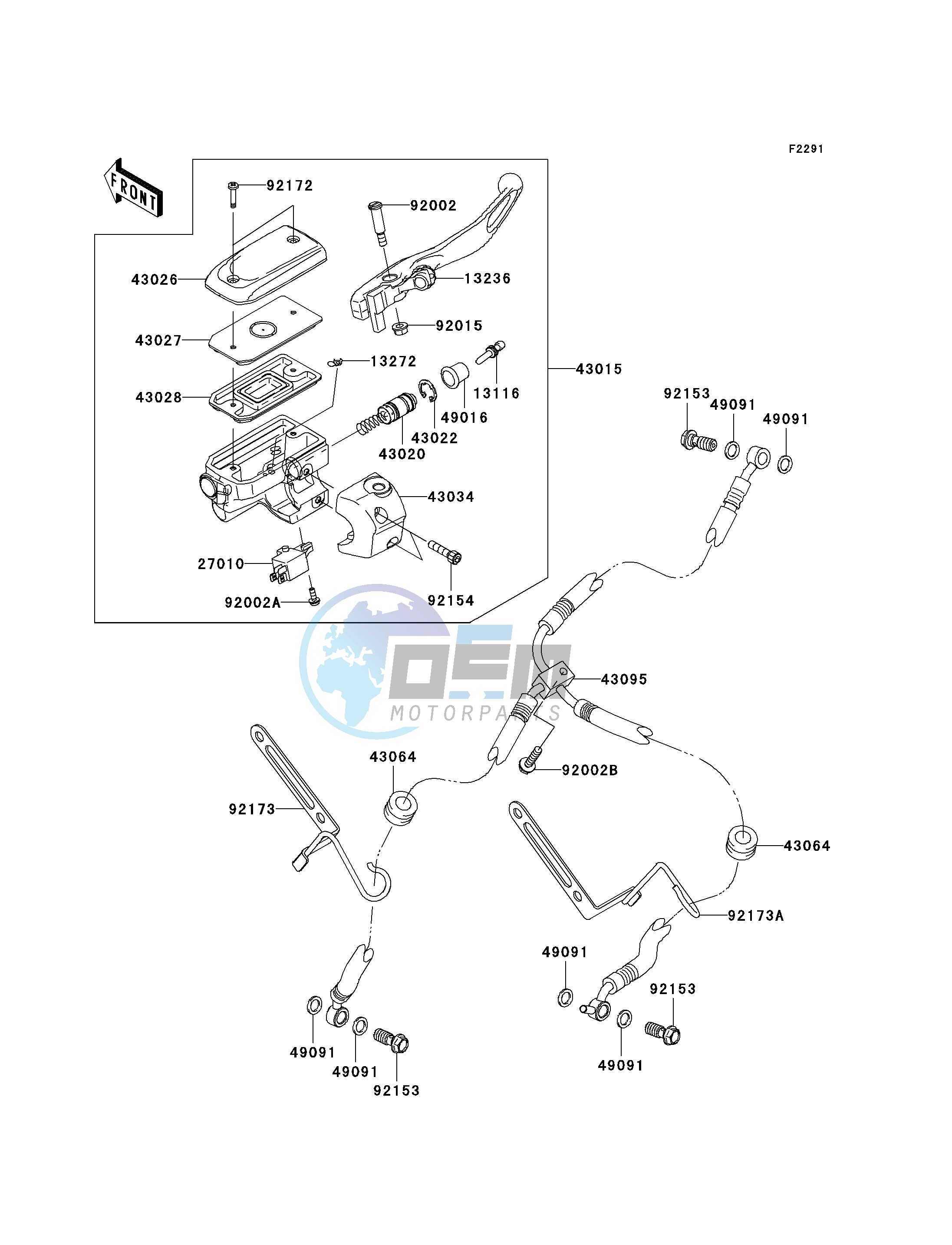 FRONT MASTER CYLINDER