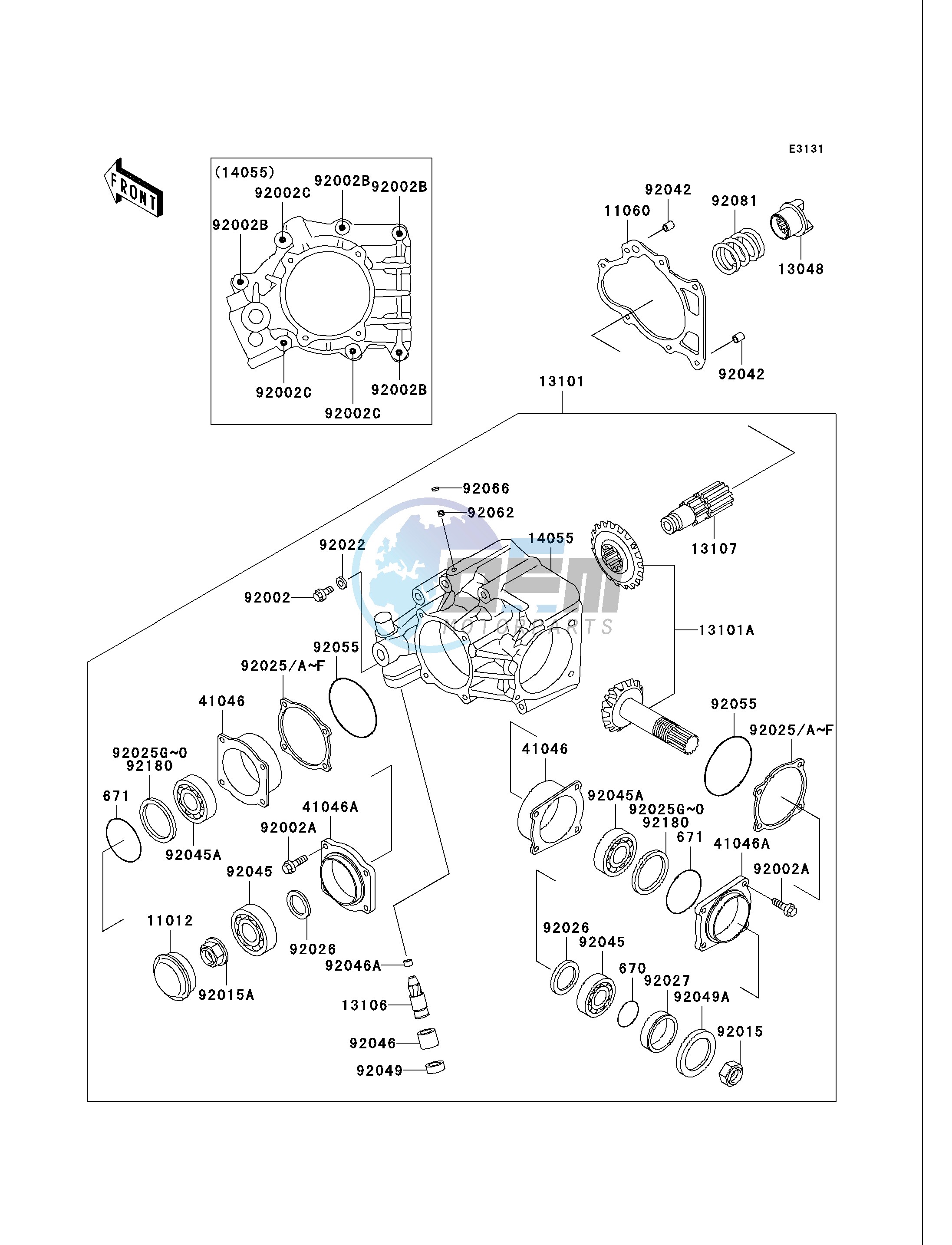 FRONT BEVEL GEAR