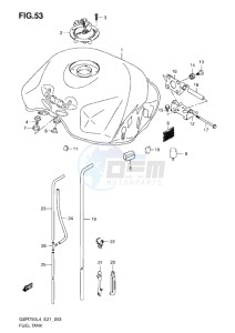 GSR750 drawing FUEL TANK L4