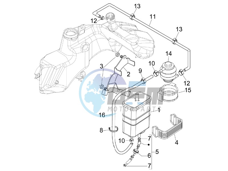 Anti-percolation system