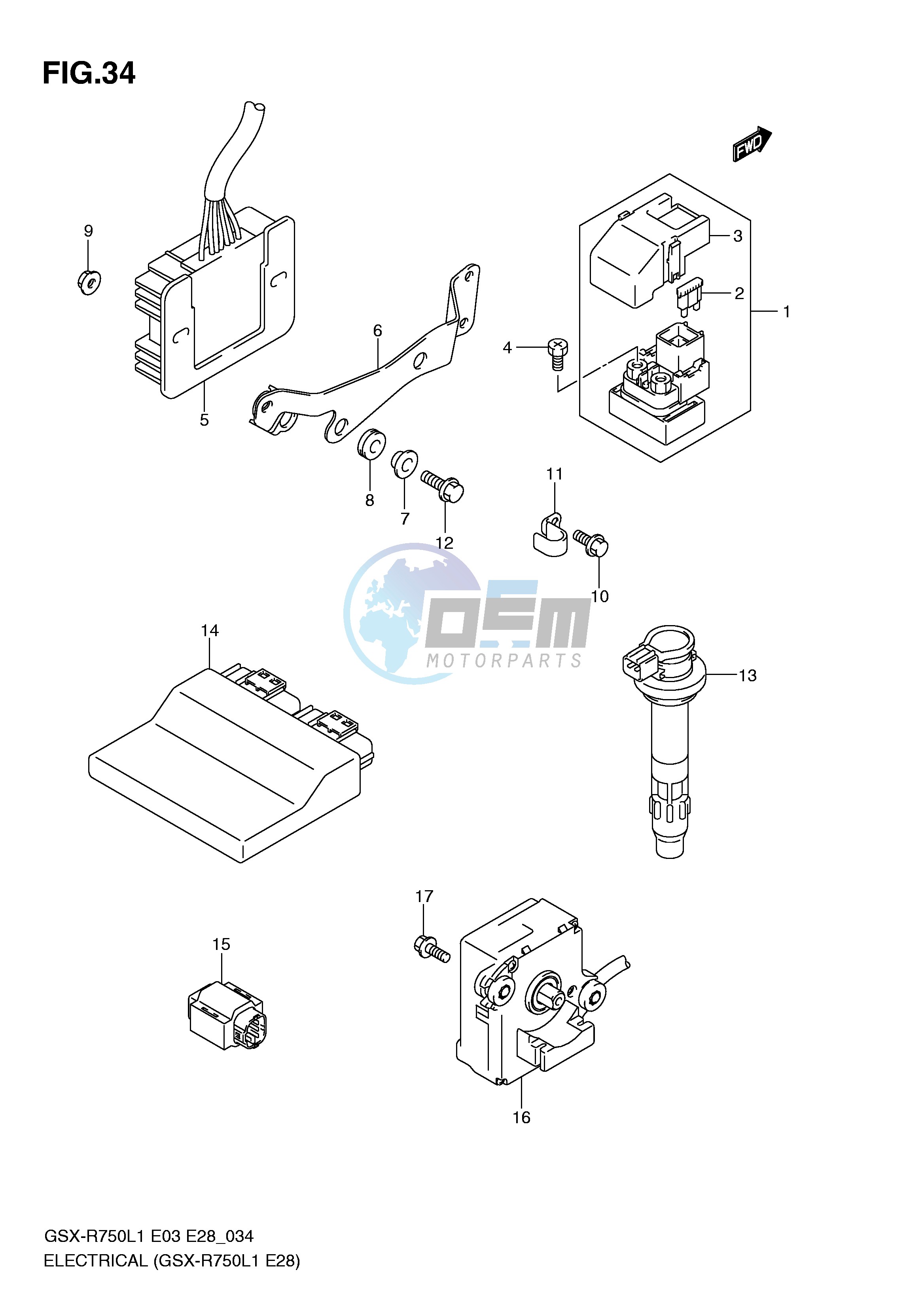 ELECTRICAL (GSX-R750L1 E28)