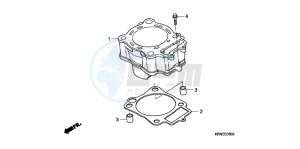 CRF250RB CRF250R ED drawing CYLINDER