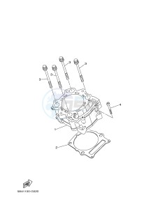 YXM700E YXM70VPHH (B42J) drawing CYLINDER