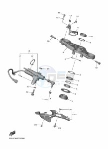 YZF1000 YZF-R1 (B3LG) drawing STEERING