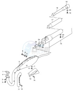 JR50 (P3-P28) drawing MUFFLER