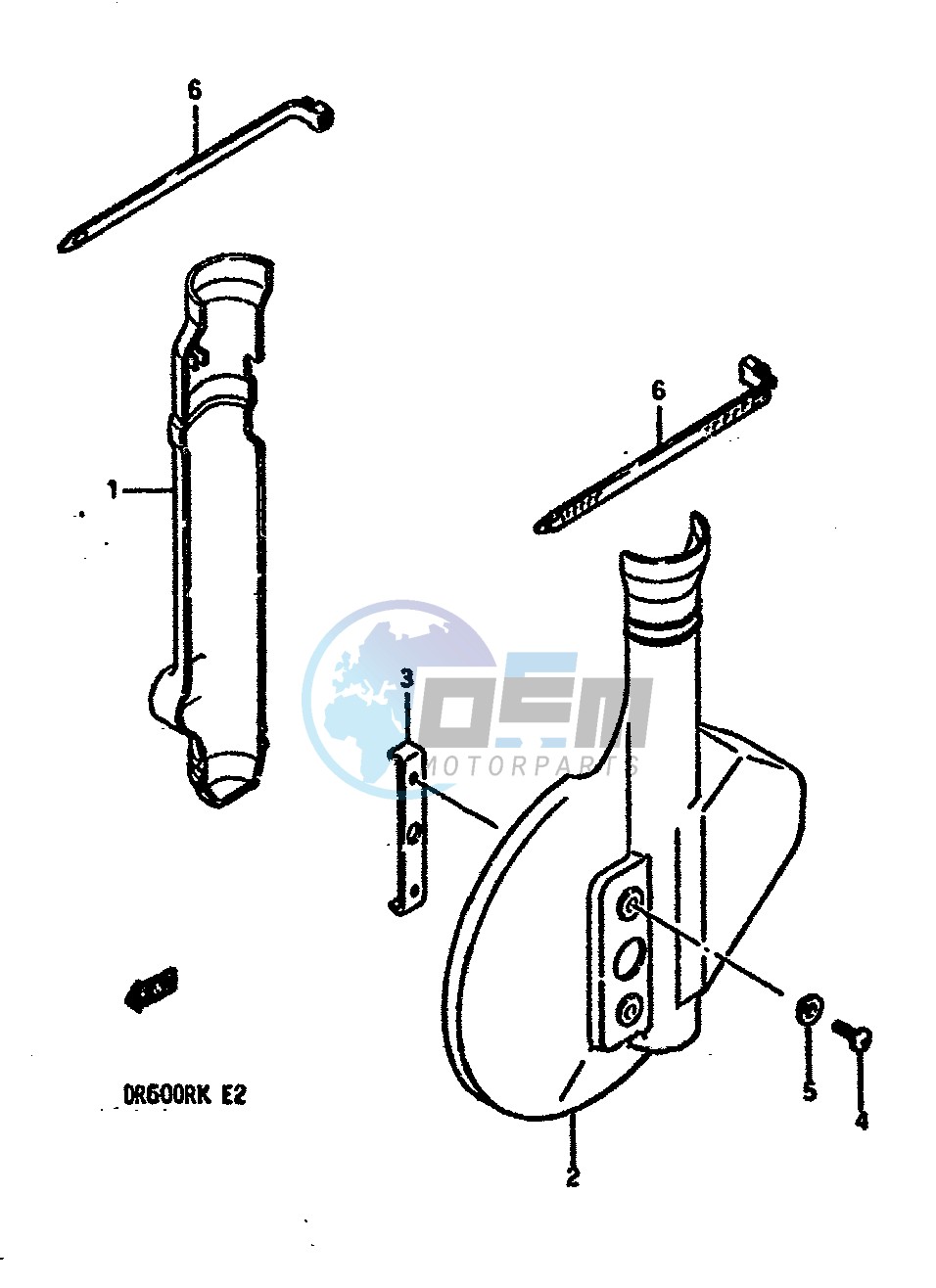 FRONT FORK COVER (MODEL G)