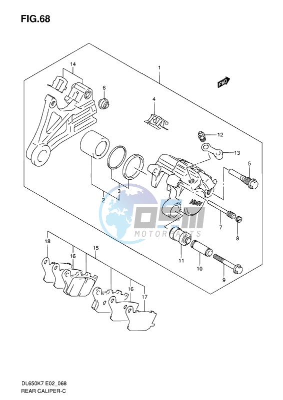 REAR CALIPER