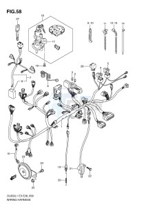 DL650 (E3) V-Strom drawing WIRING HARNESS (DL650AL1 E33)