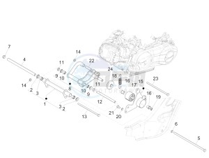 GTV 300 HPE SEI GIORNI IE E4 ABS (EMEA) drawing Swinging arm