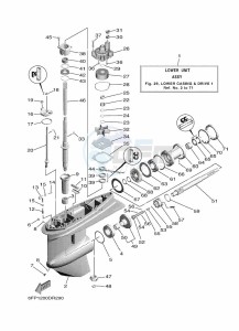 F100FETL drawing PROPELLER-HOUSING-AND-TRANSMISSION-1