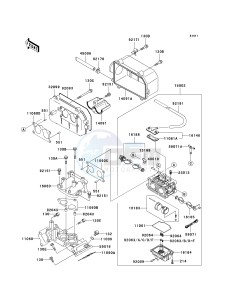 KAF 620 G [MULE 3000] (G6F-G8F) G6F drawing CARBURETOR