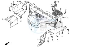 GL1500A GOLDWING ASPENCADE drawing CHAMBER PROTECTOR