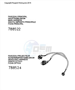 FIGHT 4 50 2T DARKSIDE drawing PLUG WIRING HARNESS