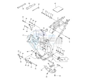 WR F 450 drawing FRAME