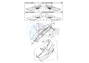 FZR R 600 drawing SIDE COVER