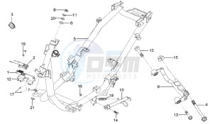 MIO 50 drawing FRAME / ENGINE MOUNT