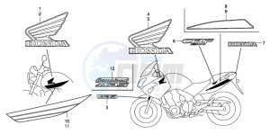 CBF600S drawing MARK