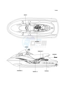 JH 1100 B [ULTRA 130] (B1-B4) [ULTRA 130] drawing DECALS-- JH1200-B2- -