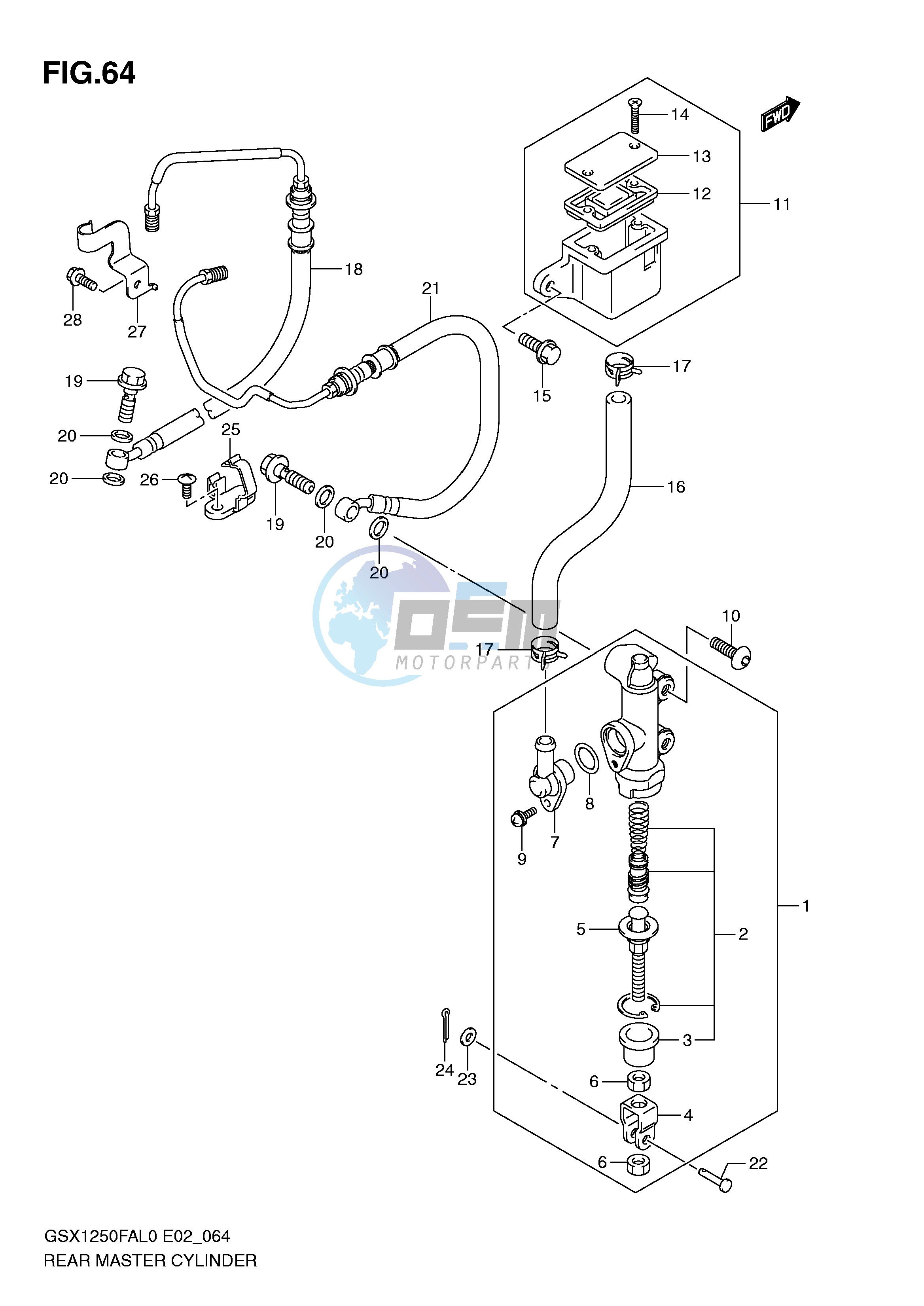 REAR MASTER CYLINDER