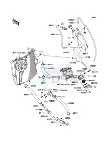 NINJA_ZX-10R_ABS ZX1000KDF FR XX (EU ME A(FRICA) drawing Water Pipe