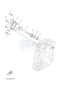 YP400R X-MAX 400 (1SD5 1SD5 1SD5 1SD5) drawing WATER PUMP