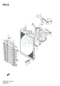 VZR1800 (E50) INTRUDER drawing RADIATOR