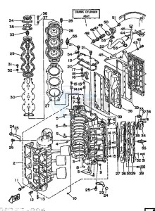 200B drawing CYLINDER--CRANKCASE