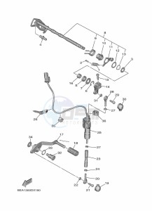 XSR900 MTM890 (BEA1) drawing SHIFT SHAFT