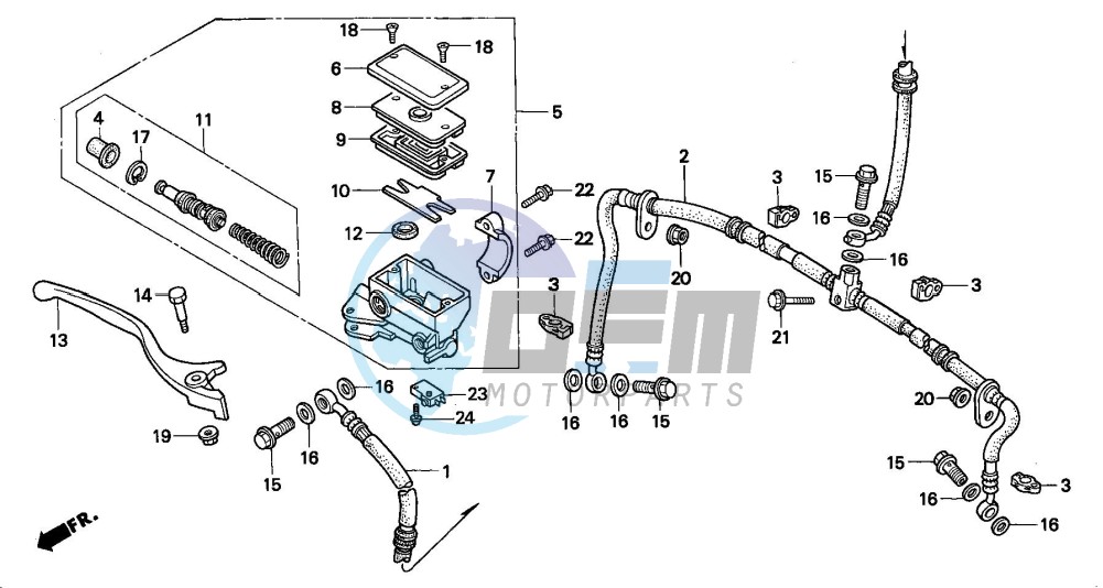 FR. BRAKE MASTER CYLINDER