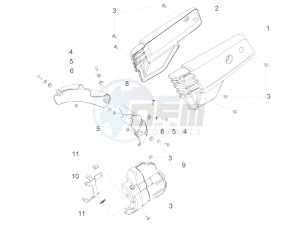 V7 III Anniversario 750 e4 (EMEA) drawing Central body