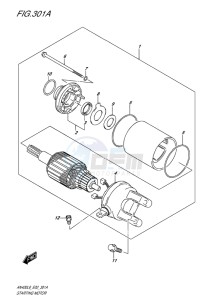 AN400 BURGMAN EU drawing STARTING MOTOR