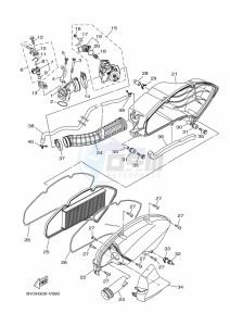 CZD300D-A XMAX 300 (BGS3) drawing FRONT WHEEL